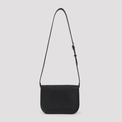Valentino Garavani Antibes Leather Crossbody Bag Adjustable Strap In Black