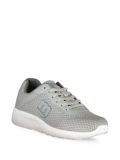 LOGO-PATCH MESH SNEAKERS