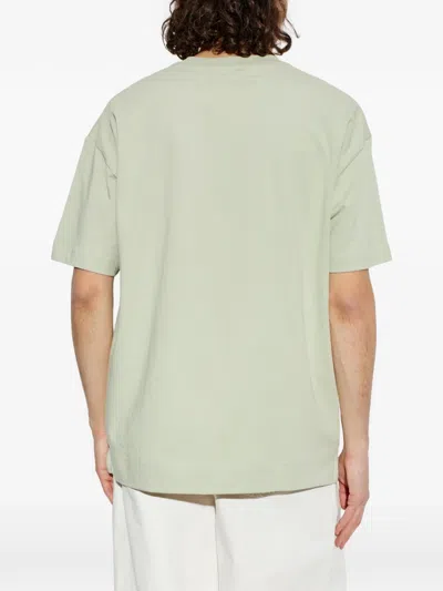 Samsoe & Samsoe Joel Logo-print T-shirt In Green