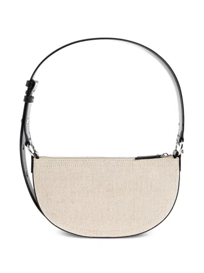 Samsoe & Samsoe Samoon Logo-embossed Shoulder Bag In Neutral