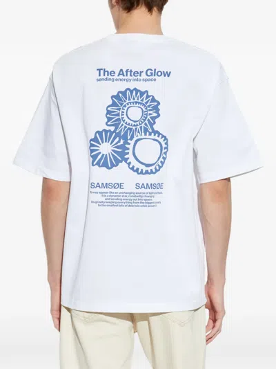 Samsoe & Samsoe Sauni T-shirt In White