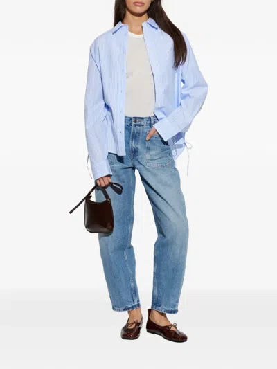 Samsoe & Samsoe Saveyra Pocket Jeans In Blue
