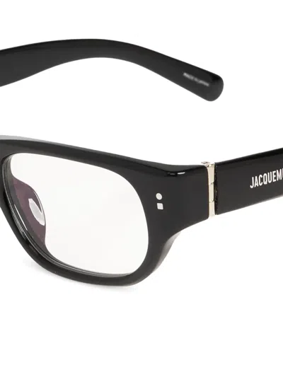 Jacquemus Full Frame Plain Mirror In Black