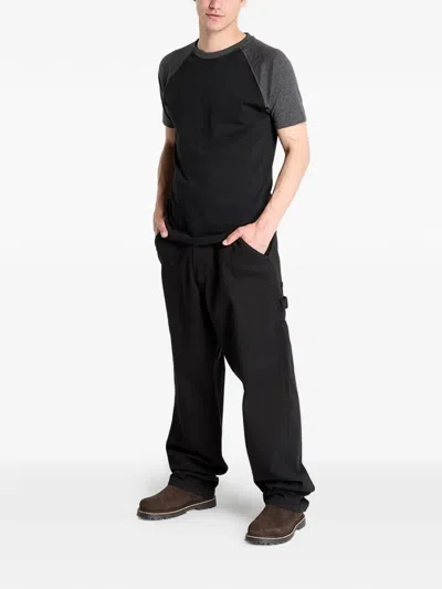 Urban Classics Carpenter Hammer-loop Cargo Pants In Black