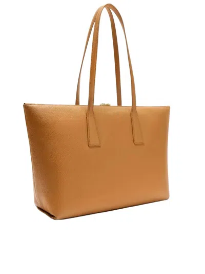 Furla Olivia Borsa Shopping L Tabacco Marrone Pelle Di Vitello Granata Donna In Brown