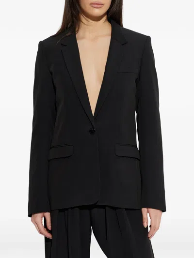 Isabel Marant Feray Tailored Jacket Notch Lapel Design In Black