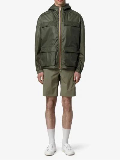 K-way Sia Zip-up Hooded Jacket In Multi