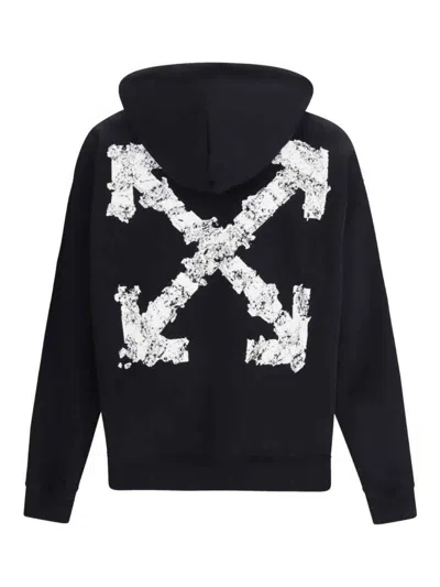 Off-white Sweatshirt In Blue