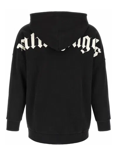 Palm Angels Chic Mini Graphic Sweater For Men In Black