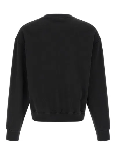 Palm Angels Black Graphic Crew Neck Sweatshirt