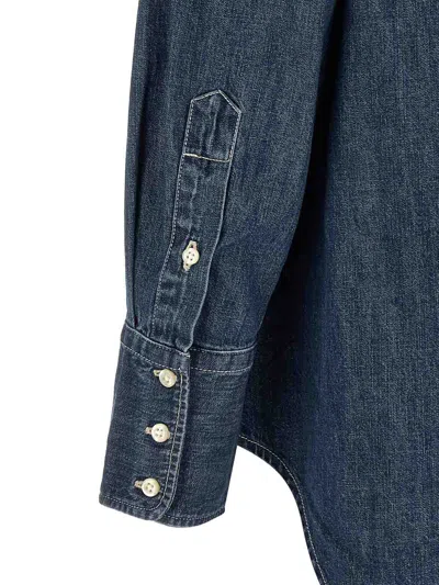 Polo Ralph Lauren Denim Regular Solid Shirt In Blue