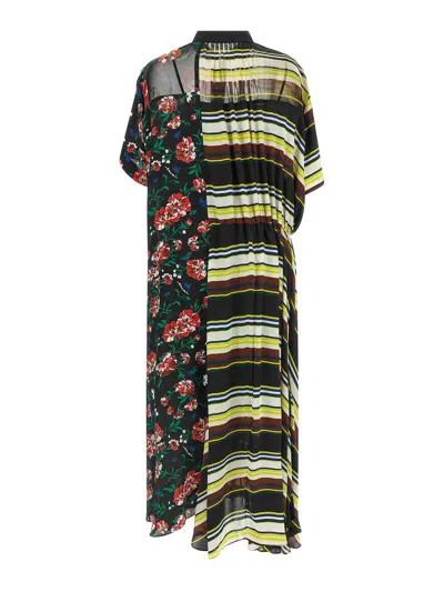 Sacai Pattern Mix Dresses Multicolor In Multi