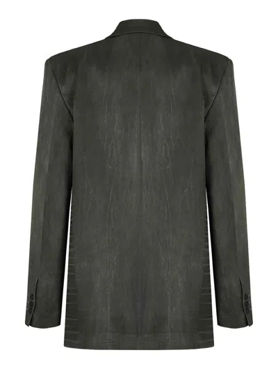 Seafarer Astro Jacket Back Vent Button Cuffs In Black