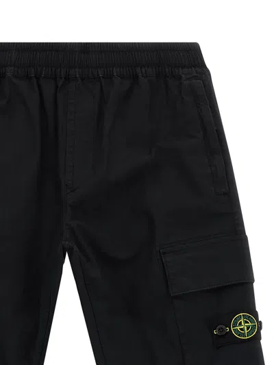 Stone Island Cargo In Black