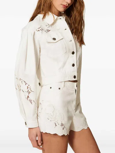 Twinset Jacket In White