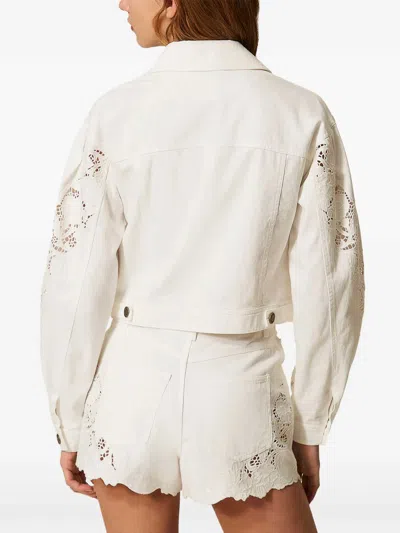 Twinset Jacket In White