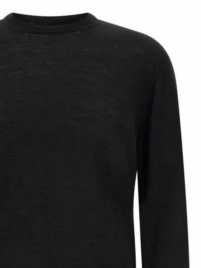 Ma'ry'ya Black Spongy Effect Sweater In Black