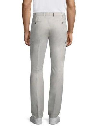 Shop Gta 1955 Cotton Cargo Pants In Medium Grey