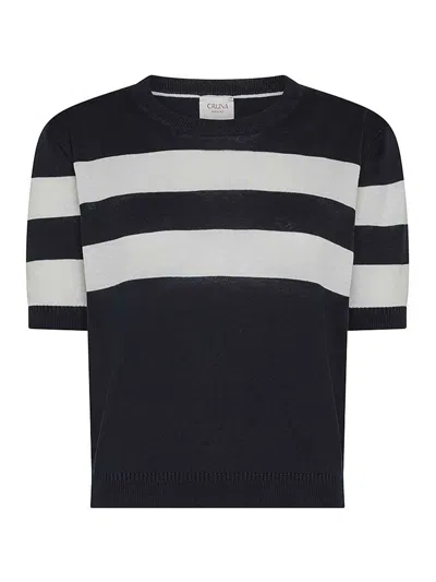 Cruna Striped T-shirt In Blue