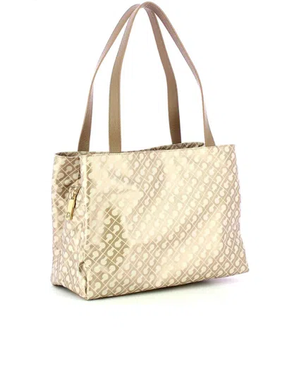 Gherardini Top Handle Medium Bag In Neutral