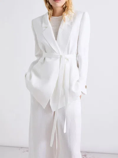 Marella Blazer In White