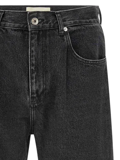 Second / Layer Big Papi Stonewashed Jeans In Black