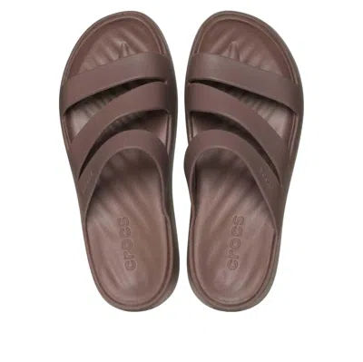 Crocs Getaway Strappy Triple-strap Slippers In Blue