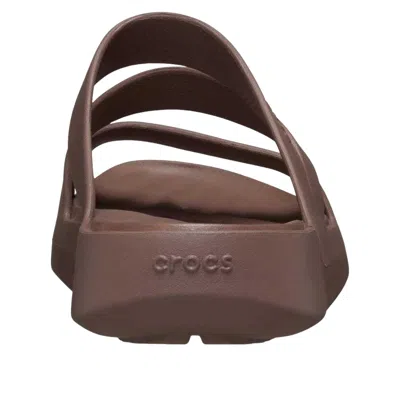 Crocs Getaway Strappy Triple-strap Slippers In Blue