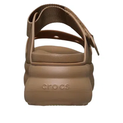 Crocs Soho Two Platform Touch-strap Sandals In Brown