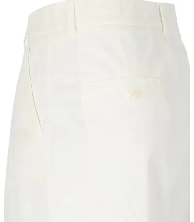 Max Mara Weekend Bellico White Pants In White
