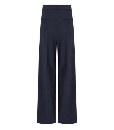 Max Mara Weekend Asta Blue Pants In Blue