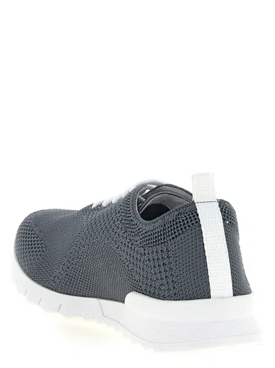 Kiton Fits Mesh Sneakers Pull Tab Rubber Sole