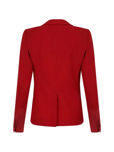 Tonello Peak-lapel Blazer In Red