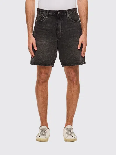 Levi's Cotton Denim Shorts In Gray