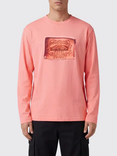 Acne Studios Pink Long-sleeve T-shirt In Pink
