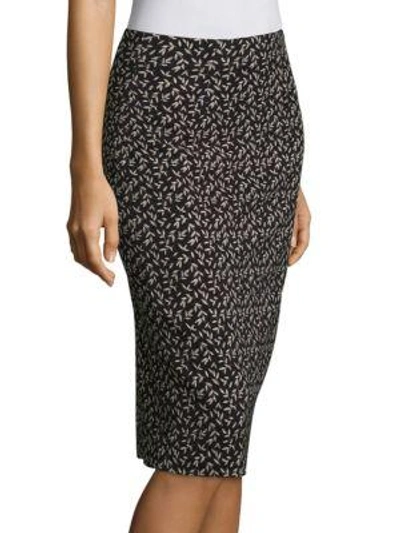 Shop Rebecca Taylor Dragonfly Pencil Skirt In Black