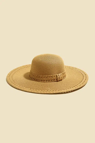Cupshe Immaculate Straw Hat In Brown