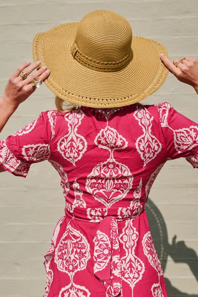 Cupshe Immaculate Straw Hat In Brown