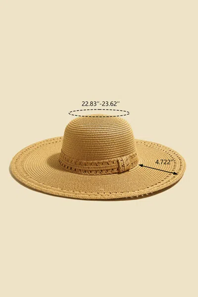 Cupshe Immaculate Straw Hat In Brown