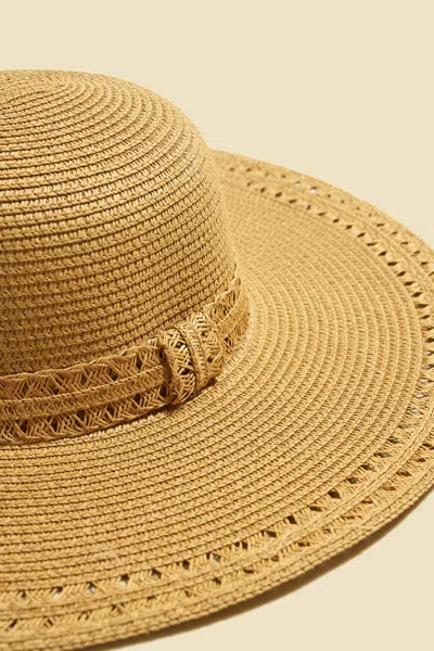 Cupshe Immaculate Straw Hat In Brown