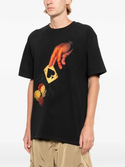 Melt Graphic-print T-shirt In Black