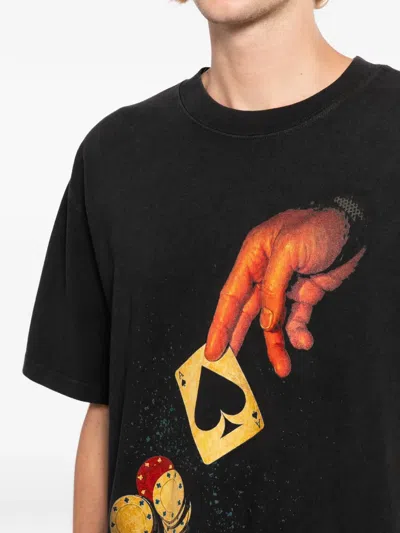 Melt Graphic-print T-shirt In Black