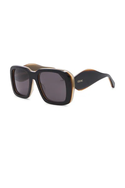 Loewe Square Sunglasses In Black