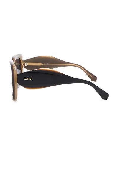 Loewe Square Sunglasses In Black