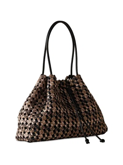 Borbonese 우븐 토트 백 In Brown