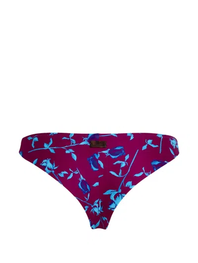 Vilebrequin Brazilian Bikini Briefs With Floral Print And Minimal Design In Multi