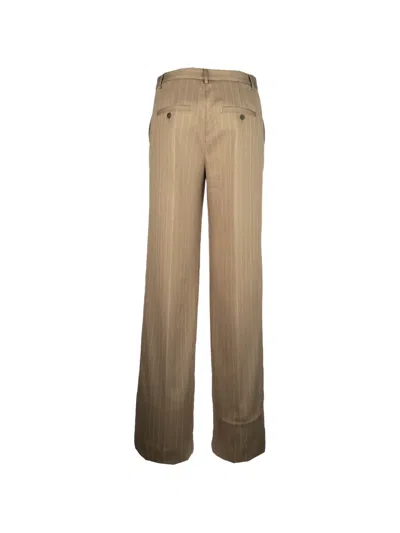 Post Scriptum Pinstripe-pattern Tailored Trousers In Multi