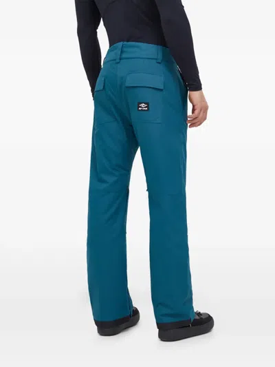 Rip Curl Logo-patch Ski Pants In Blue