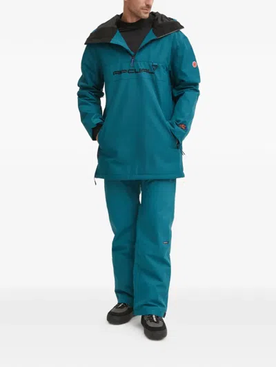 Rip Curl Logo-patch Ski Pants In Blue