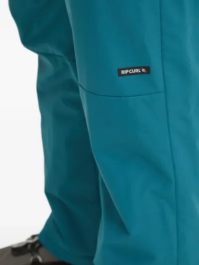 Rip Curl Logo-patch Ski Pants In Blue
